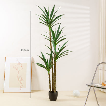 Simulated Sisal Iron Tree False Green Plant Indoor