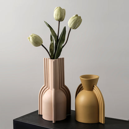 Morandi Ear Art Ceramic Vase