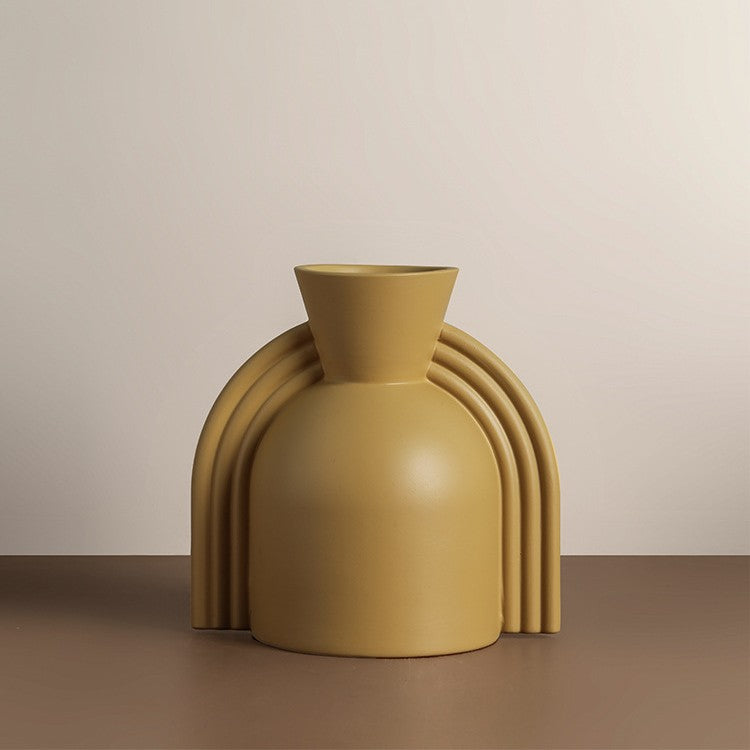 Morandi Ear Art Ceramic Vase