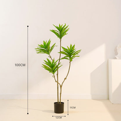Wholesale Of Simulated Green Plants Lilies Bamboo