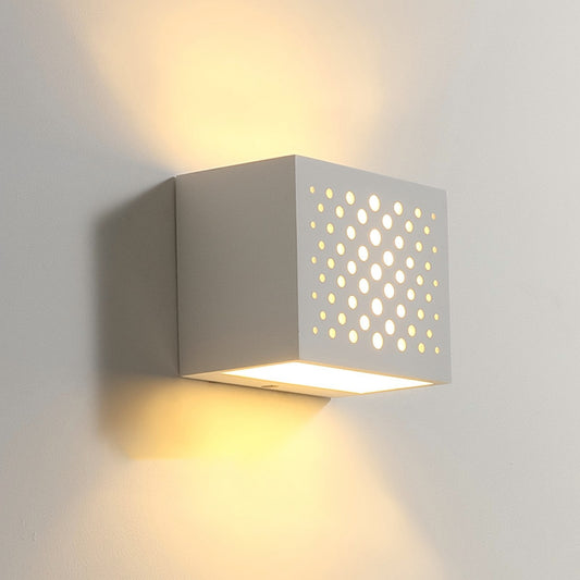 Square Modern Led Gypsum Wall Lamp