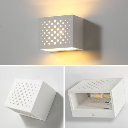 Square Modern Led Gypsum Wall Lamp