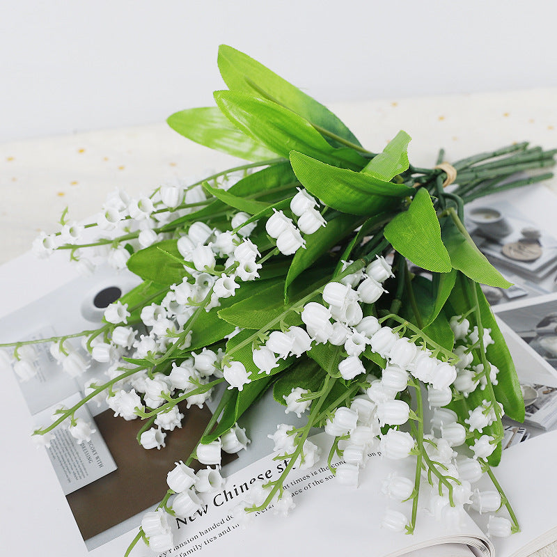 Имитация Белл Орхидеи Гостиная Домашнее украшение Цветы