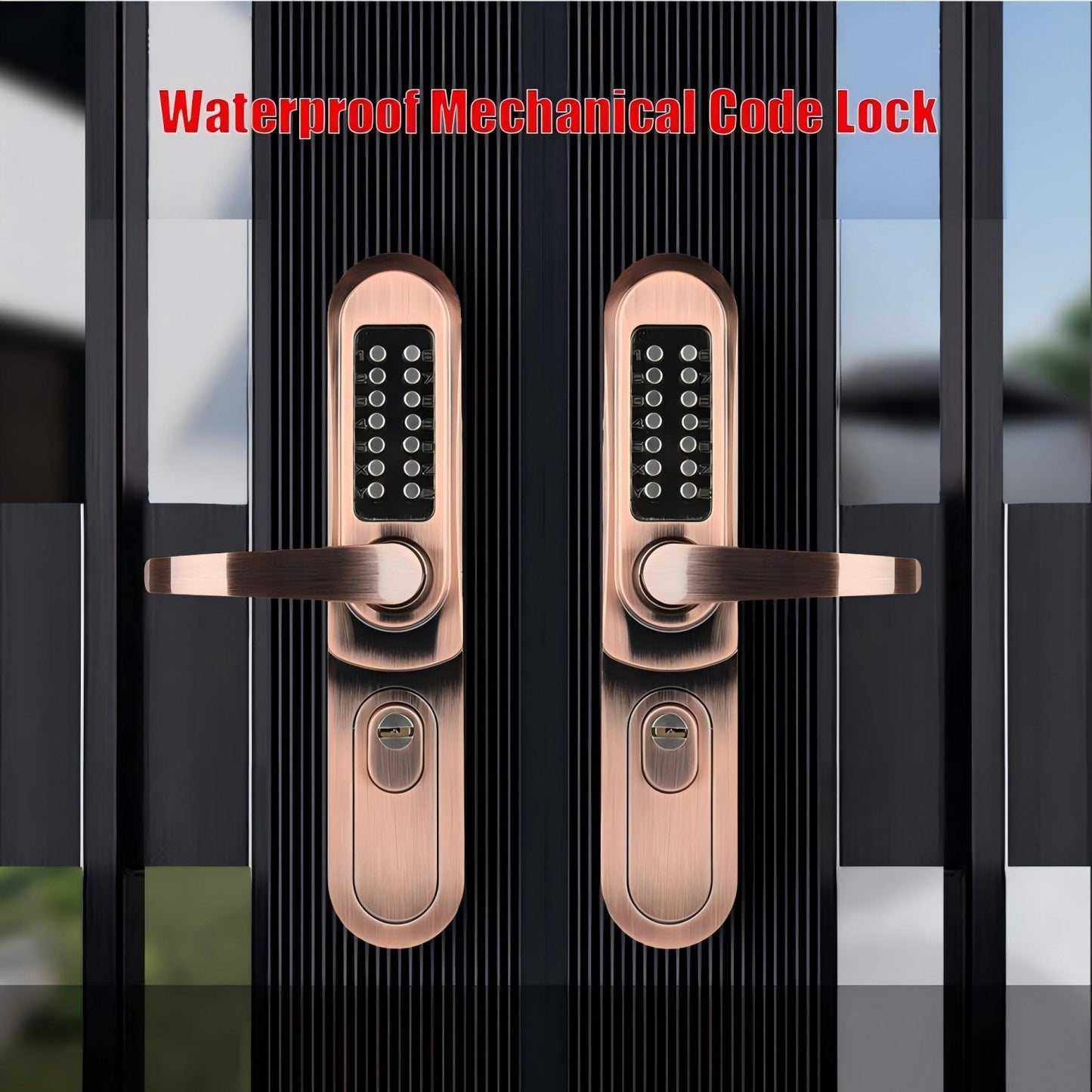 Outdoor Double-Sided Mechanical Password Lock