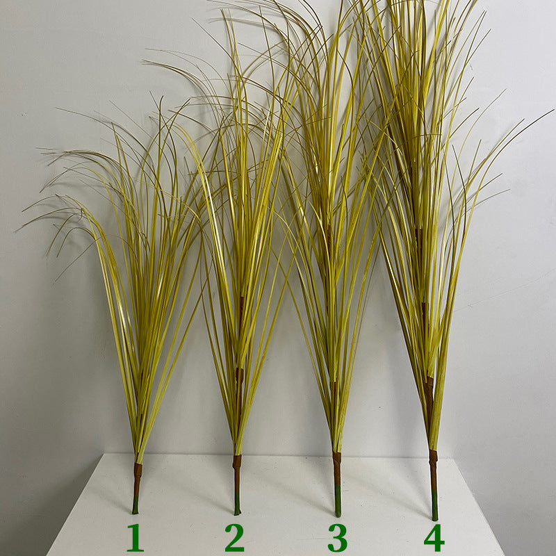 Имитация тростниковой травы в помещении, мягкое украшение, домашние искусственные зеленые растения