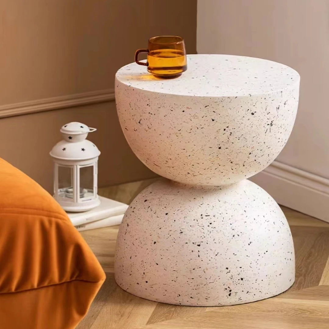 Paint MGO Side Table Stool Coffee Table Nightstand Decor Table Modern Furniture Artificial Stone for Indoor Outdoor Living
