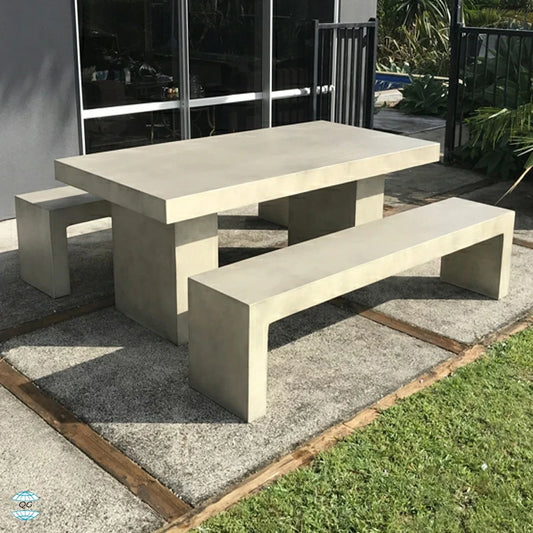 Modern Concrete Fiber Cement Tea Table Living Room Outdoor Table Furniture Round Square GRC Concrete Coffee Tables