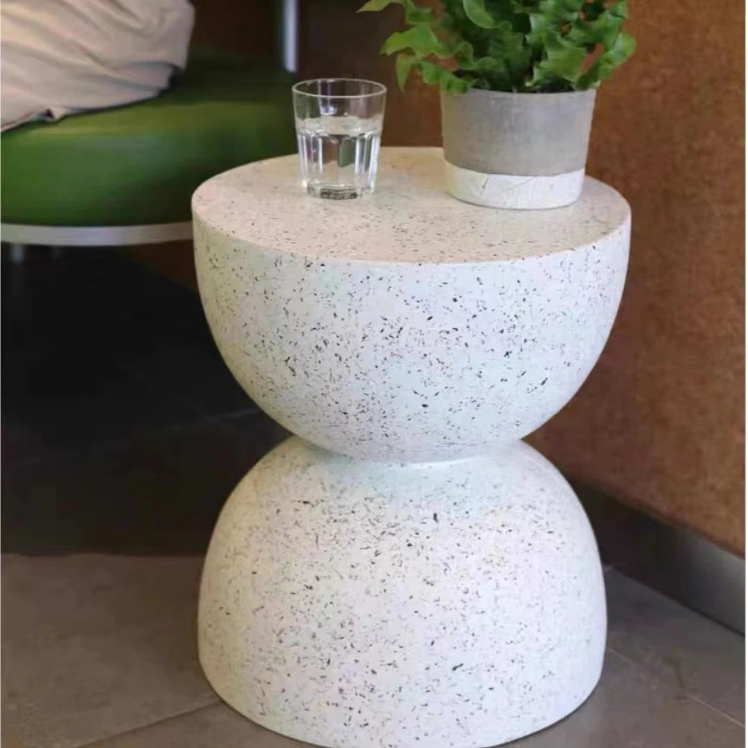 Paint MGO Side Table Stool Coffee Table Nightstand Decor Table Modern Furniture Artificial Stone for Indoor Outdoor Living