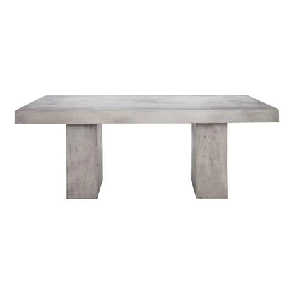 Premium Quality Rectangular Shape Birch Plywood Concrete Dining Table perfect for Home and Restaurants